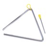 8 Inch Musical Steel Triangle Percussion Instrument With Striker