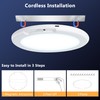 maylit 4 Pack Rechargeable Ceiling Lights, Motion Sensor Lights No