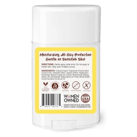 Fresh Monster Natural Deodorant for Kids & Teens I Mom's Choice Gold Award Winner | Aluminum-Free, Paraben-Free, Hypoallergenic I 24-Hour Protection I Coconut-Lemon Scent I 1.76 oz