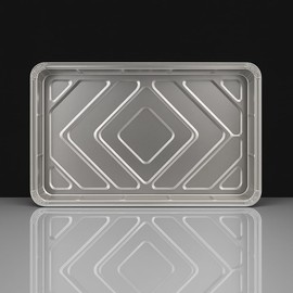 Hot n Fresh Heavy-Duty Aluminium Foil Trays with Lids – Pack of 10 – for Baking, Roasting, BBQ & Food Storage – Oven & Freezer Safe