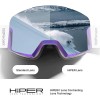 100% OKAN HiPER PREMIUM PROTECTIVE SKI SNOW GOGGLES ULTRA HD