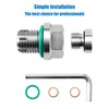 TIKSCIENCE M14.1-1.5 x 15mm Oil Drain Plug Oversize Piggyback, Stainless