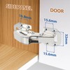 TamBee Soft Close Hinges, 90 Degree Kitchen Cabinet Door Hinges