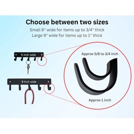 The Metal Peddler Texas Longhorn Steer Cow Key Rack - Small 6 inch Wide - Made in USA