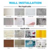 3D DIY Luminous Dial Drill-free Acrylic Frameless Silent Wall Clock