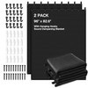 2 PCS Extra Large Sound Dampening Blanket,96"x 80" Sound Absorbing