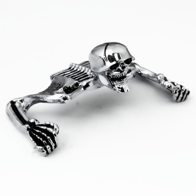 Eagle Lights SKULLRIDER Headlight and Fender Skull Figurehead for HD