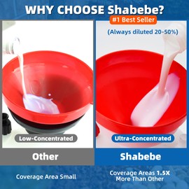 Shabebe Mulch Glue-2 Gallon Covers 646 Sq Ft (2X More Area)-Super Stick Rock Glue for Landscaping, Non-Toxic Pea Gravel Stabilizer, Weather-Resistant Binder for Pebbles, Pine Straw, Landscape Edging