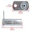 Caltric Lower Tilt Pin Quick Attach For John Deere 4475