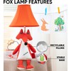 Fox Lamp for Boys Girls Room w LED Bulb, Animal