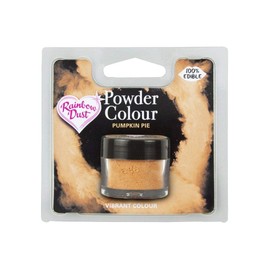 Rainbow Dust Edible Matt Powder Dust Colour 4g Pumpkin Pie