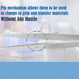 A2Z - Stainless Steel Curved Serrated Tip Multipurpose Tweezers for Craft Repairing (2)