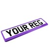 TAPORT® PURE PURPLE CAR REGISTRATION HOLDER FOR ANY CAR ,