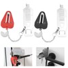 QUCUMER Pack of 2 Portable Door Lock Temporary Security Lock