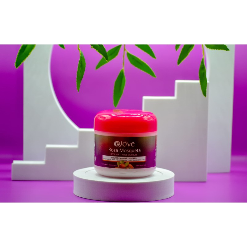 eJove Crema Rostro, Manos y Cuerpo Rosa Mosqueta, 300 ml