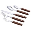 ANNOVA Silverware Set Stainless Steel Cutlery Color Handle With Rivet/Retro