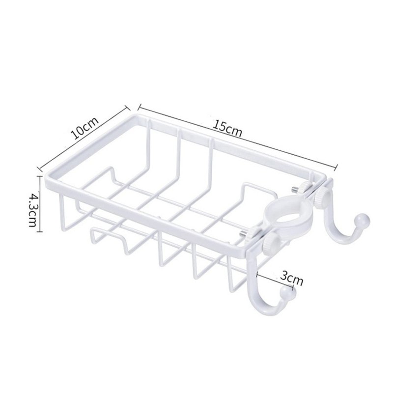 JU YING Sink Organiser Sponge Holder Hanging Stainless Steel Shower