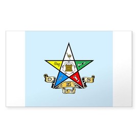 CafePress New York Eastern Star Rectangle Bumper Sticker Car Decal