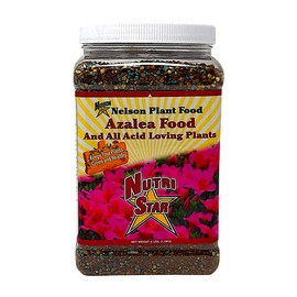Nelson Plant Food for All Acid Loving Plants In Ground Container Patio Food Huge Blooms Azalea Jasmines Roses Camellias Gardenias NutriStar 9-13-11 (4 lb)
