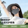 Women's Summer UV Protection Ice Cooling 3D Earloop Sunshade Eye Mask XKZ60 Dark Gray - FREE 2ea