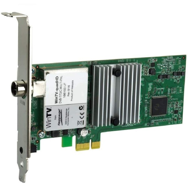 HAUPPAUGE 3875199 WinTV-quadHD PCIe TV Receiver - Green