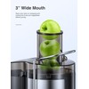 Qcen Juicer Machine, 800W Centrifugal Juicer Extractor with Wide Mouth