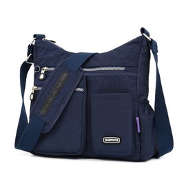 NOTAG Shoulder Bag, Women's, Men's, Cross-body Nylon Bag, Waterproof, Pockets, Multi-functional, Diagonal Bag, Large Capacity, Lightweight, Small Storage Organizer, Casual, Popular, Commute, Work,