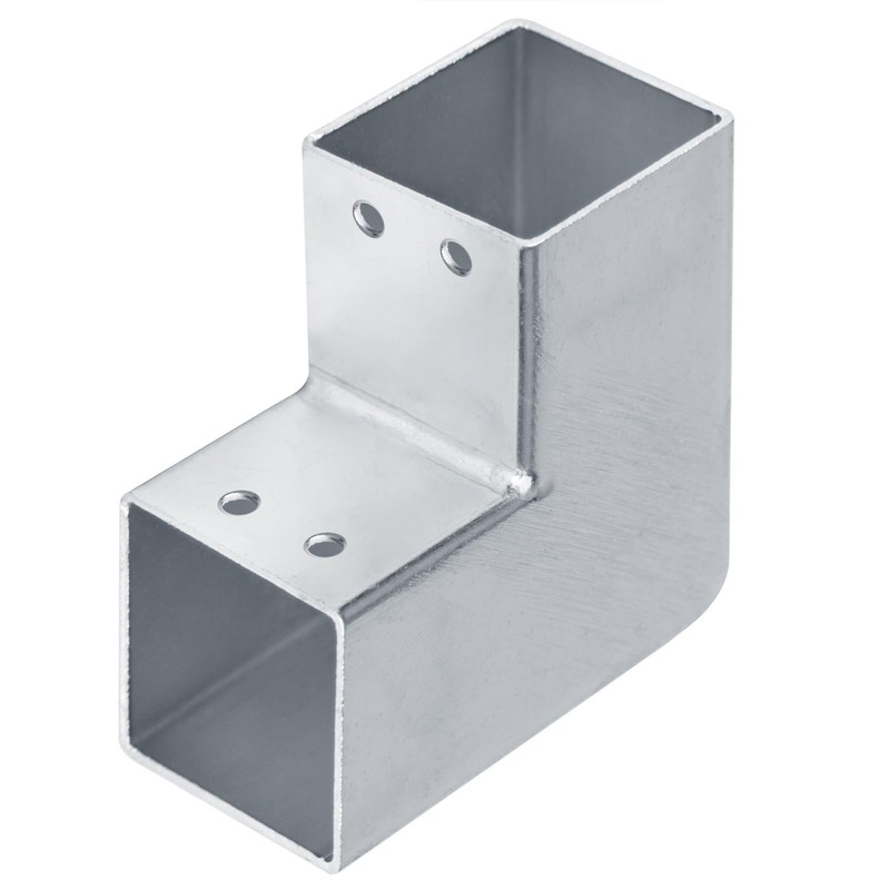 YIDU69Q 8 Pcs 2" Square Tube Fittings-2 Way Connector, L