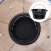 KAMaster Kamado Grill Ash Can with Foldable Handle - Carbon