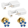CHUANCI PAIR Disposable Sterile Ear Piercing Unit Flower/Butterfly Ear Tragus
