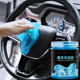 Gel Limpiador para Teclados,Gel Suave para Limpieza de Coches 200 g Fácil de Usar No Abrasivo para Cuidado de Neumáticos Mantenimiento Salpicadero Interior Vehículos