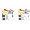 XUHOLOPE 2 PCS 545081857 Carburetor for Pou- lan BVM200FE Carb