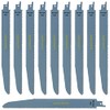 10x Saxton R910DF Reciprocating Saw Demolition Blades Wood Metal Fit