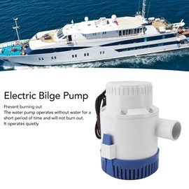 3700 GPH Bilge Pumps 12V & 24V, Boat Marine Plumbing Submersible Electric Bilge Pumps, Marine Electric Rule Bilge Pump, Efficient Low Noise Overheat Prevention (24V)