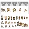 75-Piece Spring Hose Clamp Assortment Kit – 6–10mm Inner Diameter