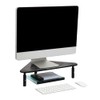 Mind Reader TRISTAND-BLK Stand Riser, Triangle Adjustable, Ventilated Metal for