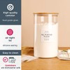 HHMJSM 1 Gallon Large Glass Food Storage Containers With Airtight