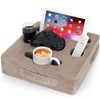 STBoo Couch Cup Holder Pillow Tray - Sofa Drink Cup