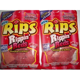 Rips Rippin' Reds Bite-Size Licorice Pieces 8 Oz