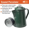 GSI Outdoors Percolator Coffee Pot | Enamelware Campfire Coffee Boiler