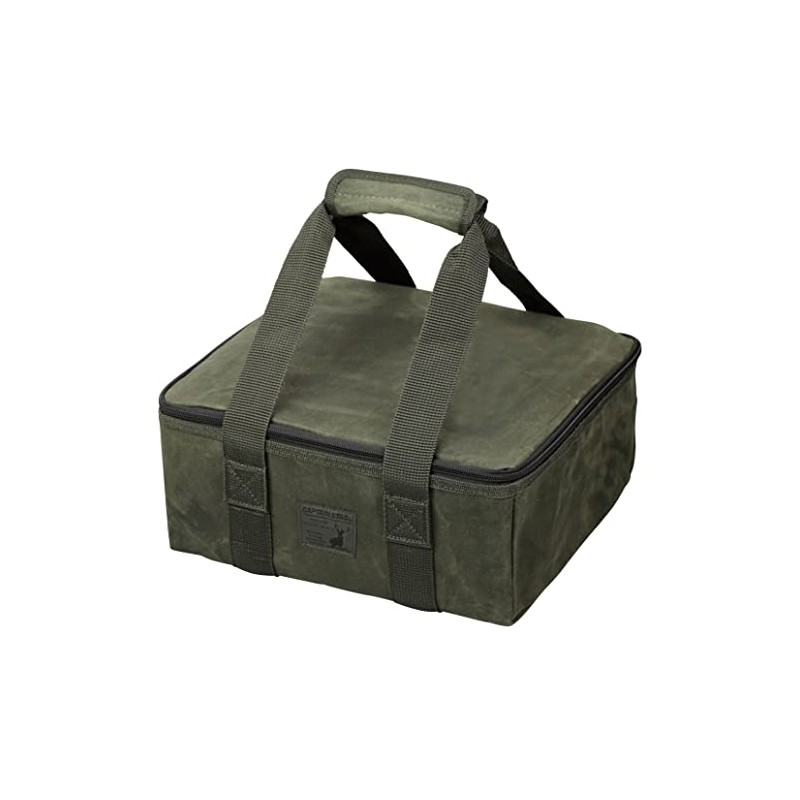 キャプテンスタッグ(CAPTAIN STAG) ダッチオーブンバッグ スキレットバッグ 収納 綿帆布 22cm オリーブ UG-3073