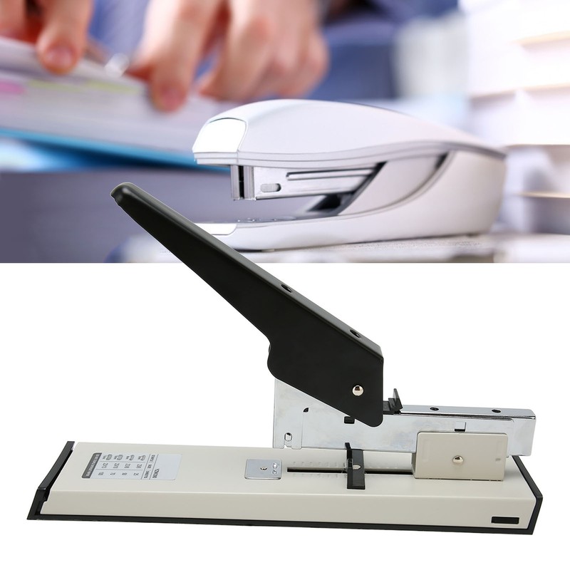 Heavy Duty Stapler Effort Saving Thickened Large Capacity Sturdy Metal