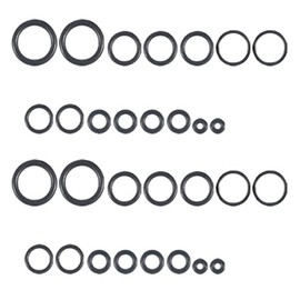 Uouteo Airbrush O Ring Reemplazos para pistola de aerógrafo (30 piezas)
