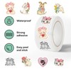 500PCS Meme Animal Cat Stickers Roll 10 Styles Funny Stickers