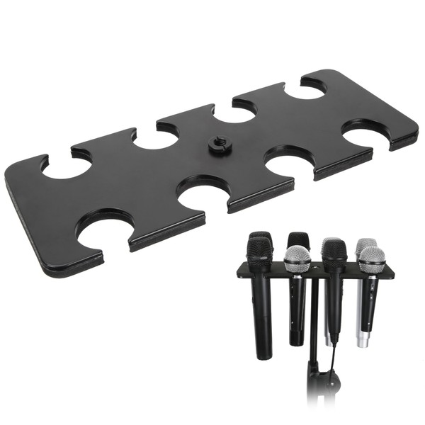 Multi Mic Holder for Wired and Wireless Mics, Multiple Microphone
