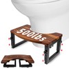 Foldable Toilet Stool-6"&8" Adjustable Height Squatting Pool Stool for Bathroom