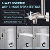 JFJIARUI 10 Inch Metal Rainfall Shower Head with Handheld Spray