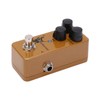 Overdrive Effect Pedal Earthy Yellow Metal Guitar Accessories with Gold