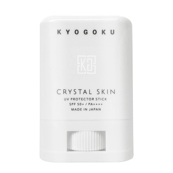 Kyogoku Crystal Skin UV Stick, Smooth, Whitening, Sunscreen, UV SPF50+, PA++++, Waterproof, Made in Japan