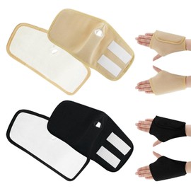 2 Paar Rizinusölkupplungen, Rizinusölkupplungsriemen, Auslaufsichere Ölwickelabdeckungen, Wiederverwendbar, Handpflegezubehör